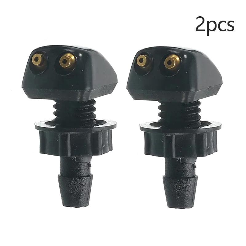 

Насадка для омывателя лобового стекла автомобиля подходит для большинства моделей автомобилей, насадка для омывателя лобового стекла с двумя отверстиями, струя воды для стеклоочистителя