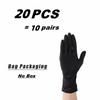 Black Nitrile Gloves Disposable 4mil Non-Sterile Textured Kitchen Gloves for Household Cleaning Industrial Esthetician Hair Dye