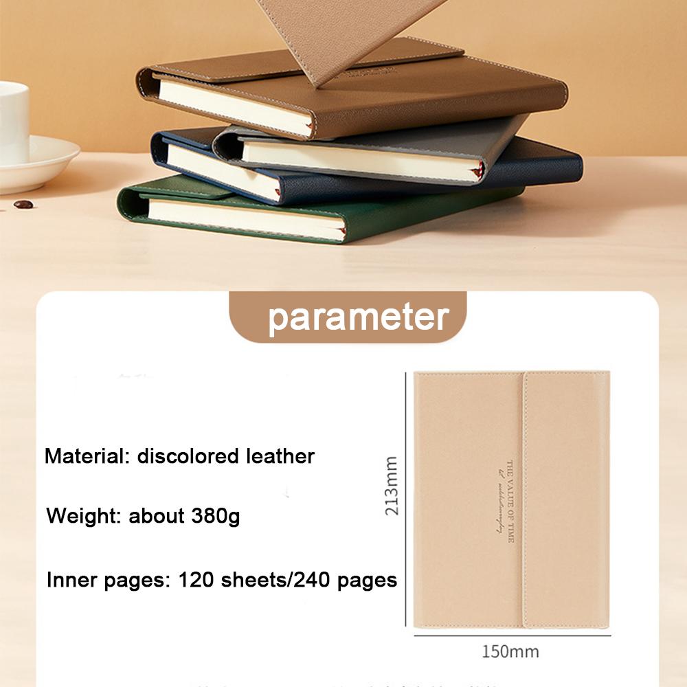 (Can engrave logo) A5 business lined notebook, student notepad, meeting minutes, diary, subject notebook, work plan