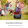 SAST 22-inch Portable Trolley Speaker with 10-inch Subwoofer (CN version)