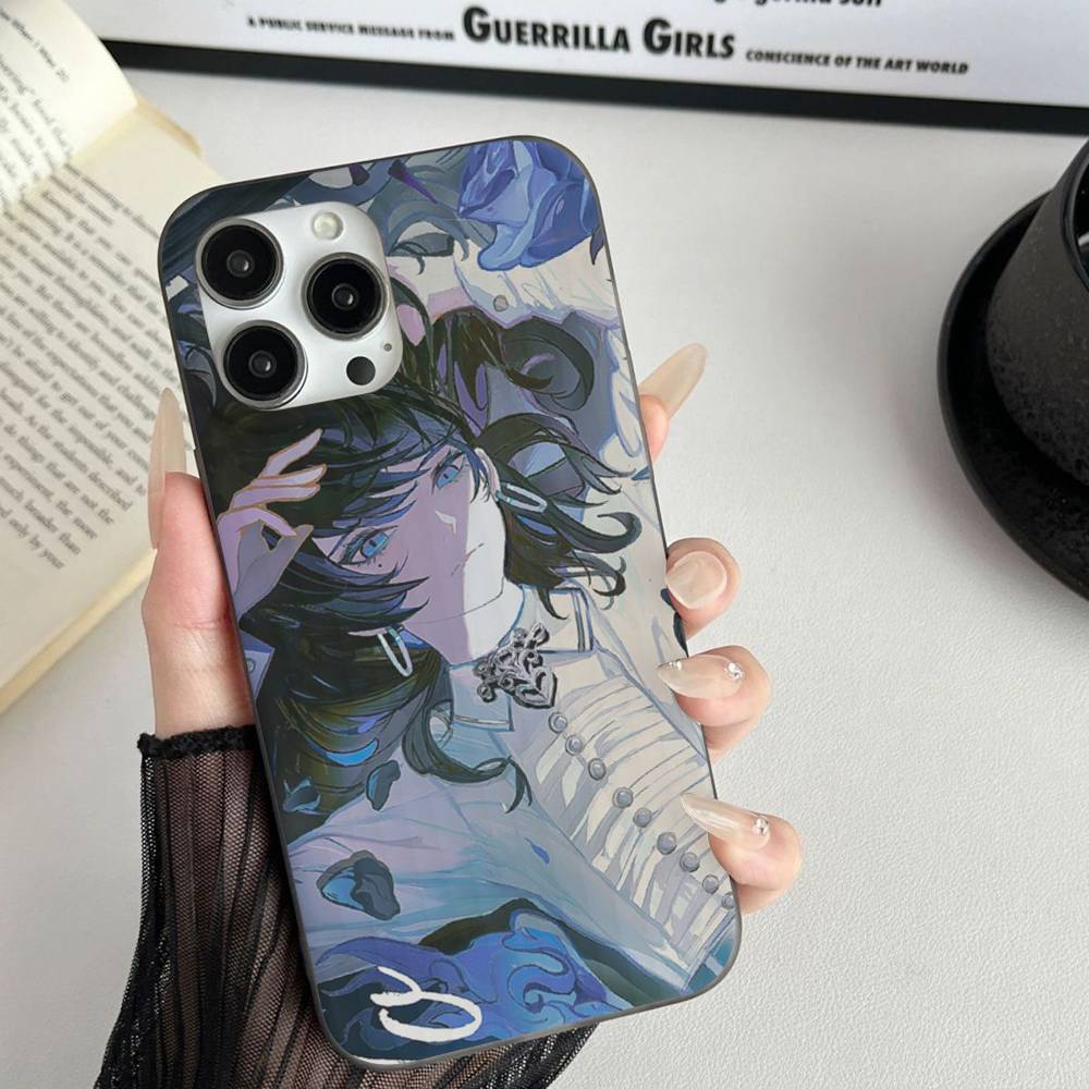 Virtual Singer Ado For Phone 17 16 15 14 13 12 11 Pro Max Plus Pro Air Phone Case Corrugated Stripe Back Cover