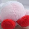 Lovely Cartoon Plush Doll Keychain For Backpacks In Black And Pink Eye Styles With Soft Texture