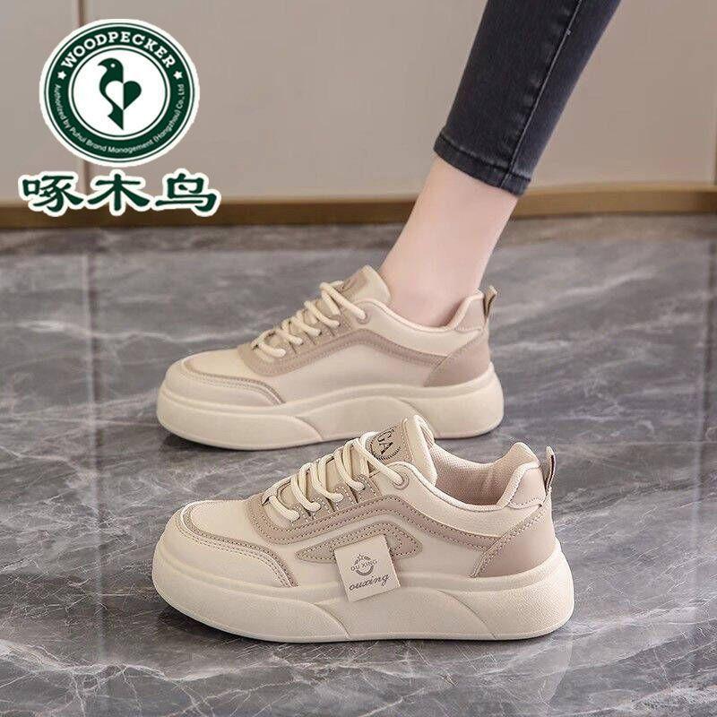 

Белая обувь женская студенческая корейская версия женский тренд весна новая толстая подошва увеличивающая рост дышащая повседневная обувь уличная съемка женская обувь 40 хаки