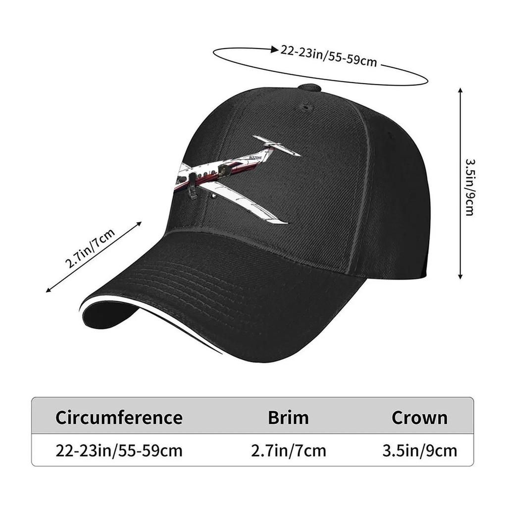 Pilatus PC12 N325ME Baseballkappe Golfhut Echte Sonnenschutzkappen Icon Luxushut Herrenhüte Damen