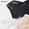 Mybody Women's Chinese Style Lace Mid-Low Waist Briefs