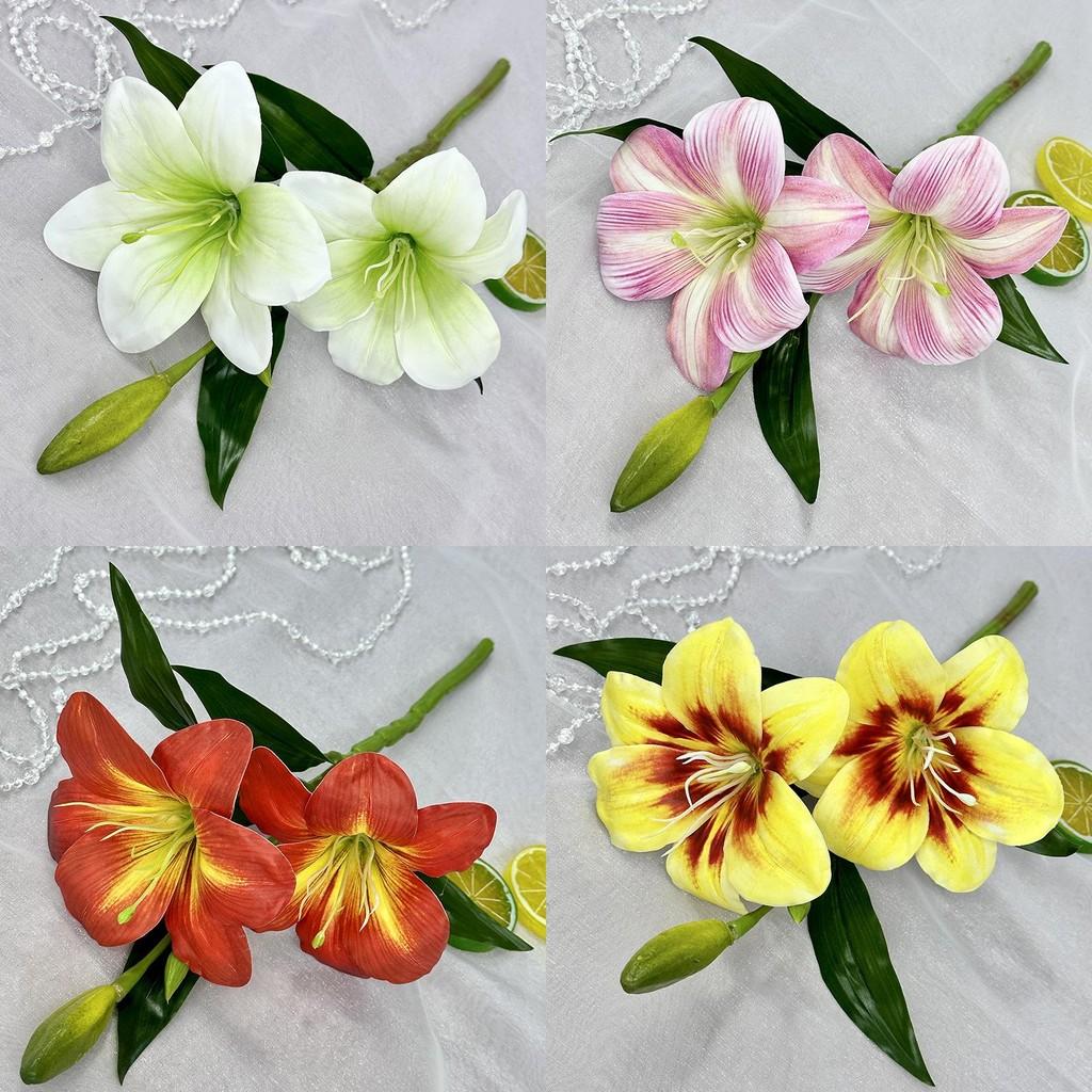 Flower Lily Artificial Wedding Hotel Restaurant Desktop Decoration Ornament Room