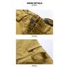 Pantaloncini Cargo Mimetici da Uomo Vestibilità Larga Cotone Lavato Estivo