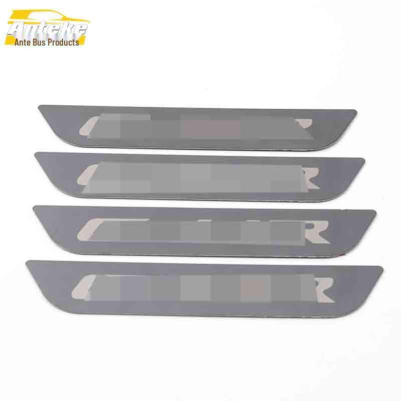 18 CHR Car Door Anti-Kick Pad & Armrest Box Decorative Panel Stickers