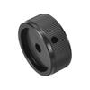 Uxcell Aluminum Potentiometer Knob X Round Shaft Straight Tube Volume Tone Control Knob for Black 1/4" 1.5" Guitar/Bass,