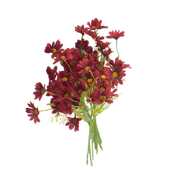 Artificial Flowers UV Resistant Fake Wildflowers with Stem for Indoor Outdoor Porch Patio