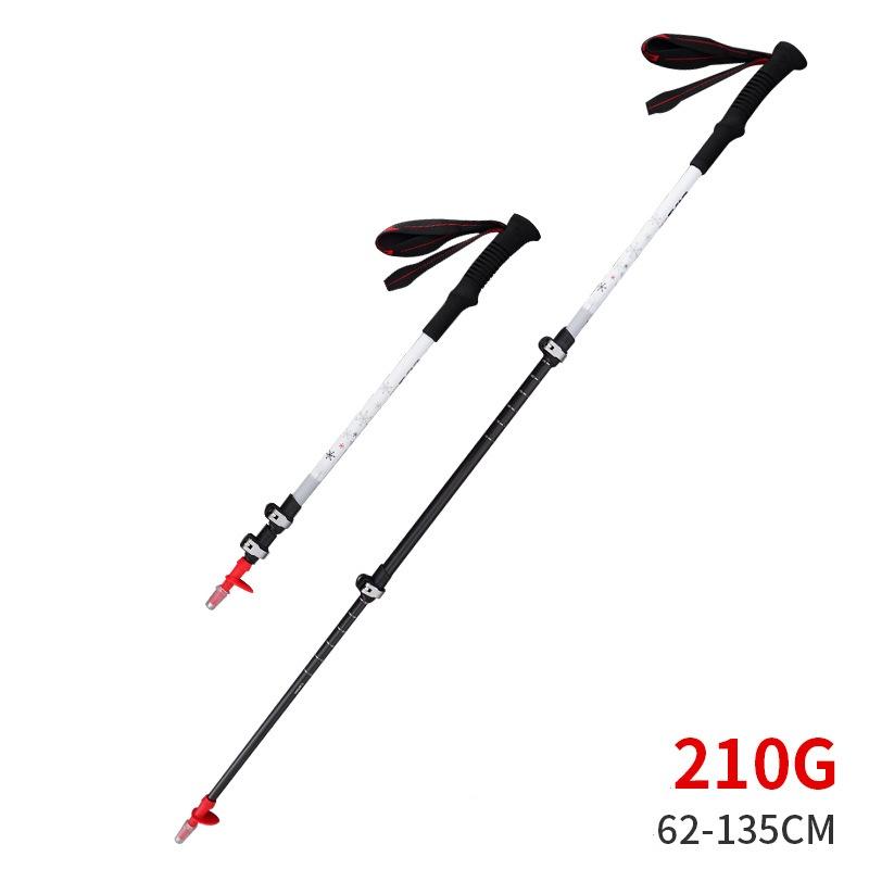 Carbon Fiber Trekking Poles Lightweight Hiking Poles Telescopic Trekking Poles Adjustable Outdoor Walking Poles For Trail