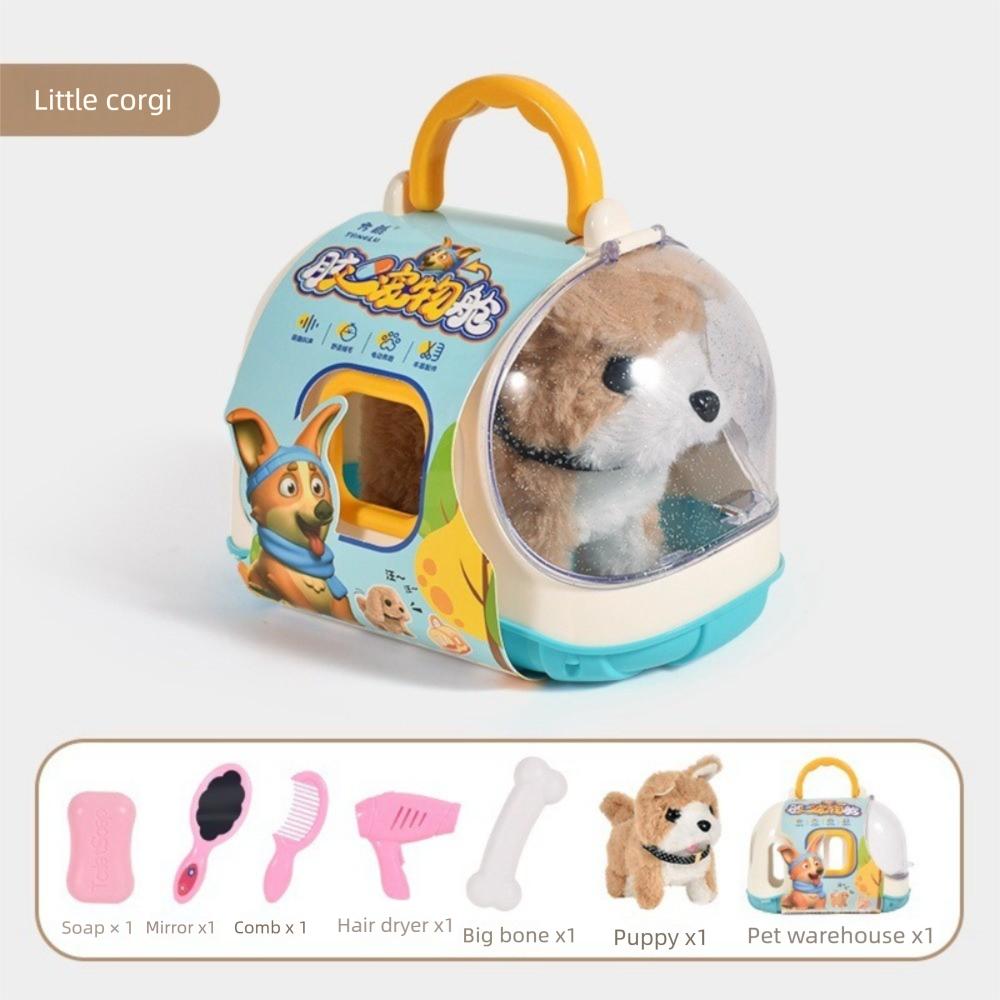 Interactive Simulated Puppy Walking Walking Dog Toy Fashion Robot Puppy  Chilren