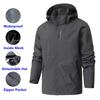 Spring Autumn Outdoor Punching Jacket Men Women Windbreaker Waterproof Jacket Coat Climbing Detachable Hat
