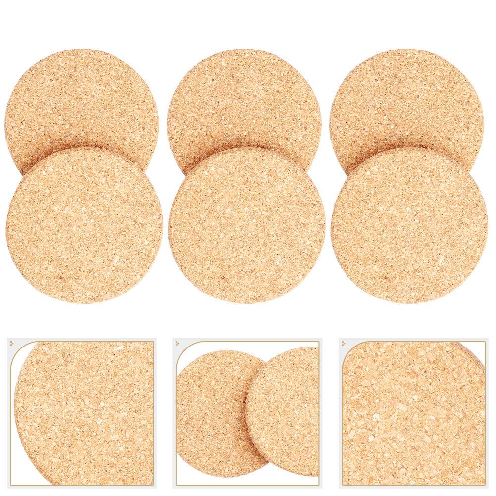10pcs Round Cork Flowerpot Pads Plant Coaster Mat Water Absorbing Non-Slip Gardening Planter Saucer Cork Mat For Indoor Outdoor