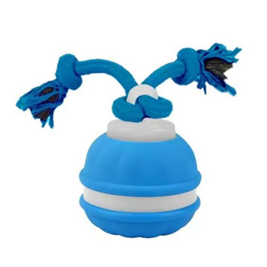 Pet Ball Toy with Tail Rope Rechargeable USB Design Interactive Rolling Cat Toy Boredom