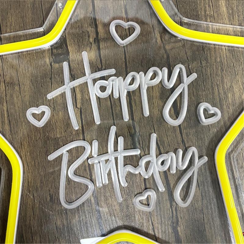 Bright LED Neons Light For Birthday Party Decors With Shatterproof Design And Energy Saving Feature