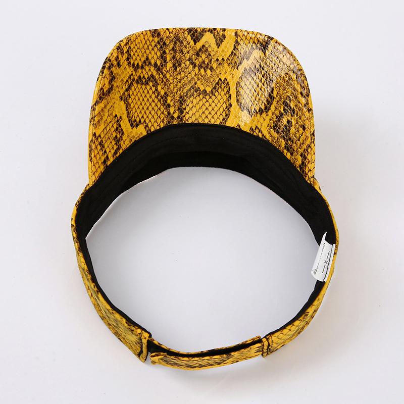 Leopard Print Cap Men'S And Women'S Empty Top Baseball Cap  Casual Outdoor Visor