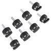 Quick Relse Thumb Screw Aluminium Alloy Red Hard Top Quick Removal Fastener Thumb Screws with Integrated D