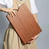 Antibacterial Wooden Chopping Blocks Rectangular Chopping Board Ebony Cutting Board  Kneading Dough