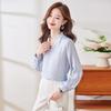 Tluoman Elegant V-Neck Long Sleeve Blouse