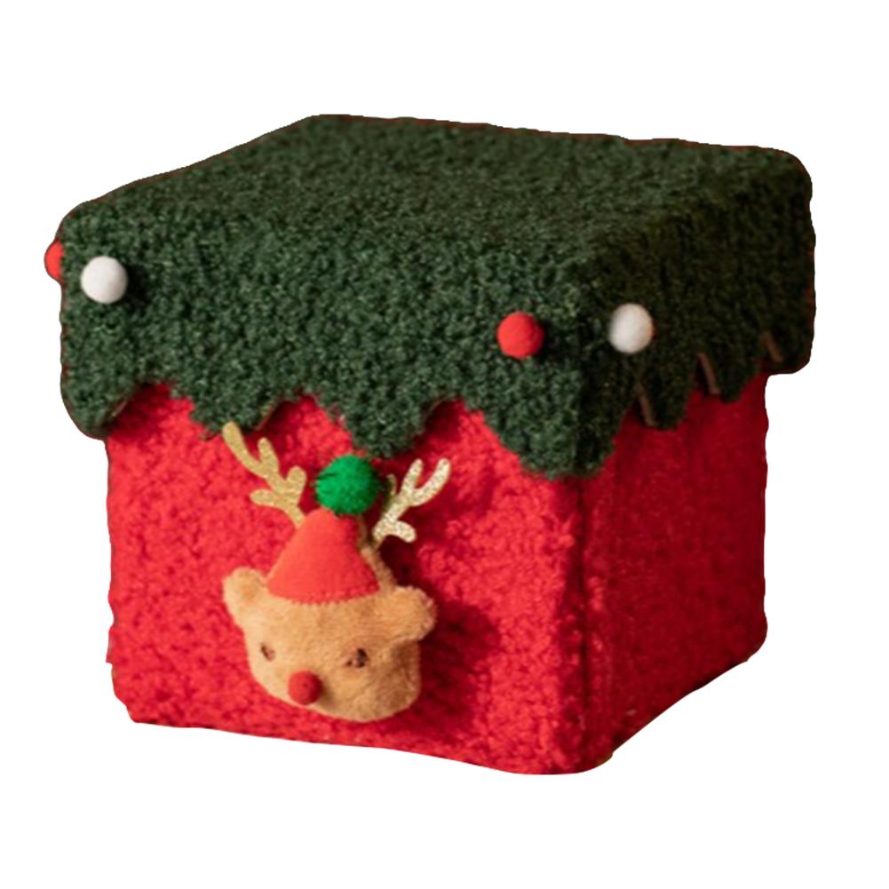 Christmas Candy Packaging Box DIY Xmas Apple Gift Box Christmas Creative Cookie Box for New Year Celebration