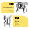304 Stainless Steel 360 ° Rotating Roof Suction Cup Swing Buckle Outdoor Swing Chair Hammock Hook Fixing Plate