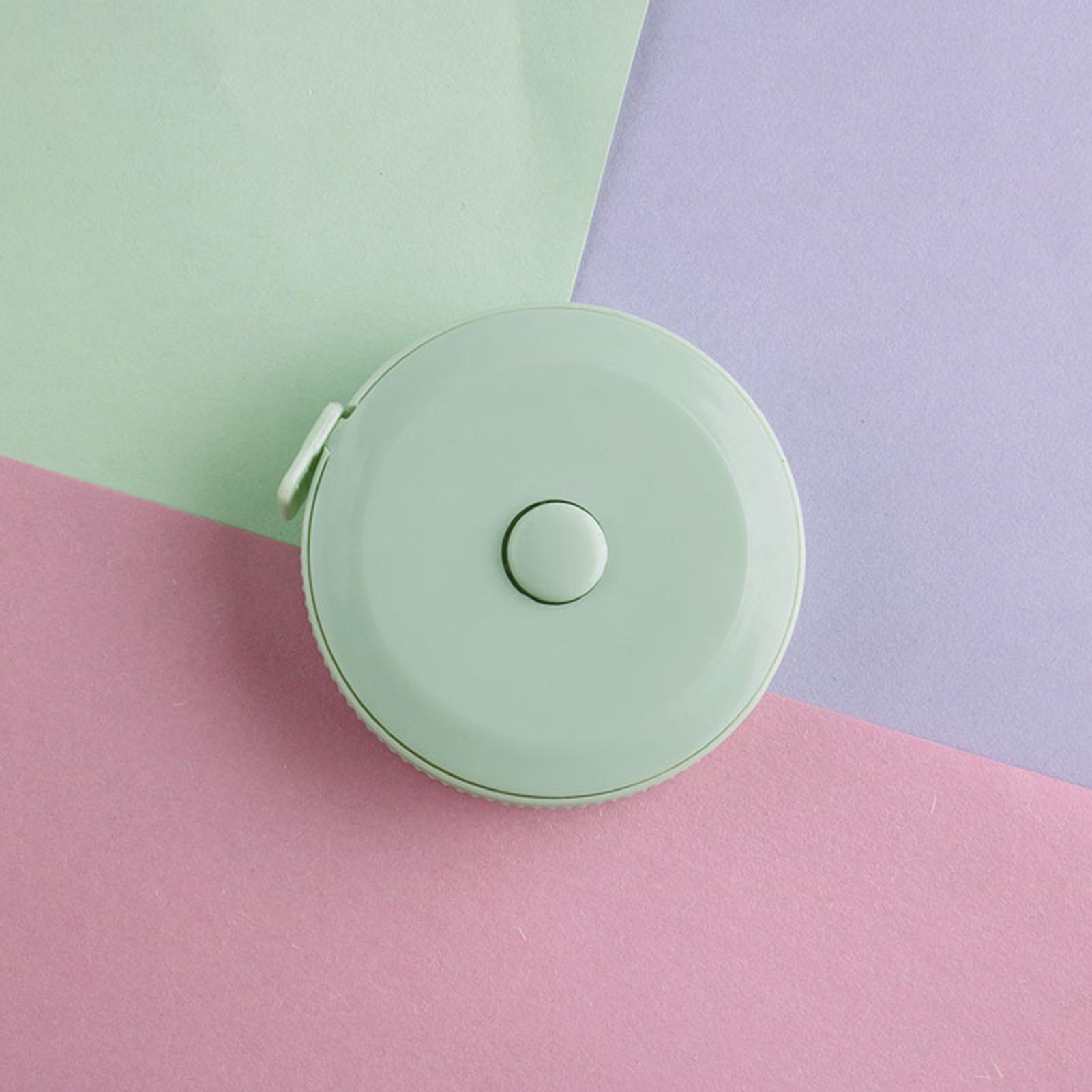 2M Tape Measure Mini Soft Retractable Double Scale Portable Sewing Tailor Fabric Ruler Easy-to-read Pocket-sized Measuring Tool