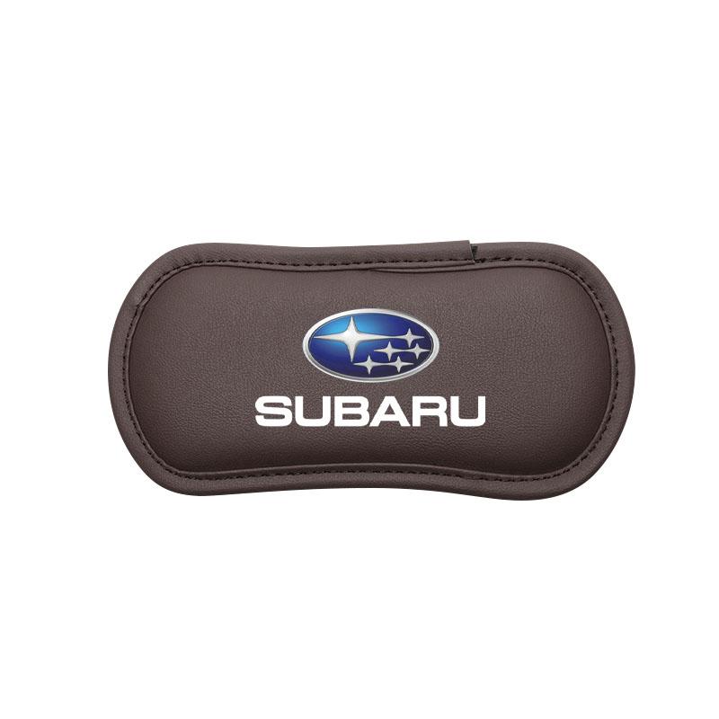 Bil Läder Knäskydd Kudde Kudde Lårstöd Kollisionsskydd För Subaru XV BRZ WRX STI Forester Ascent Impreza Legacy Outback Levorg