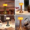 Creative Retro Table Lamp Cordless Dimmable LED Reading Lamp Touch Sensor LED Bedside Ambient Lights Living Room Decor
