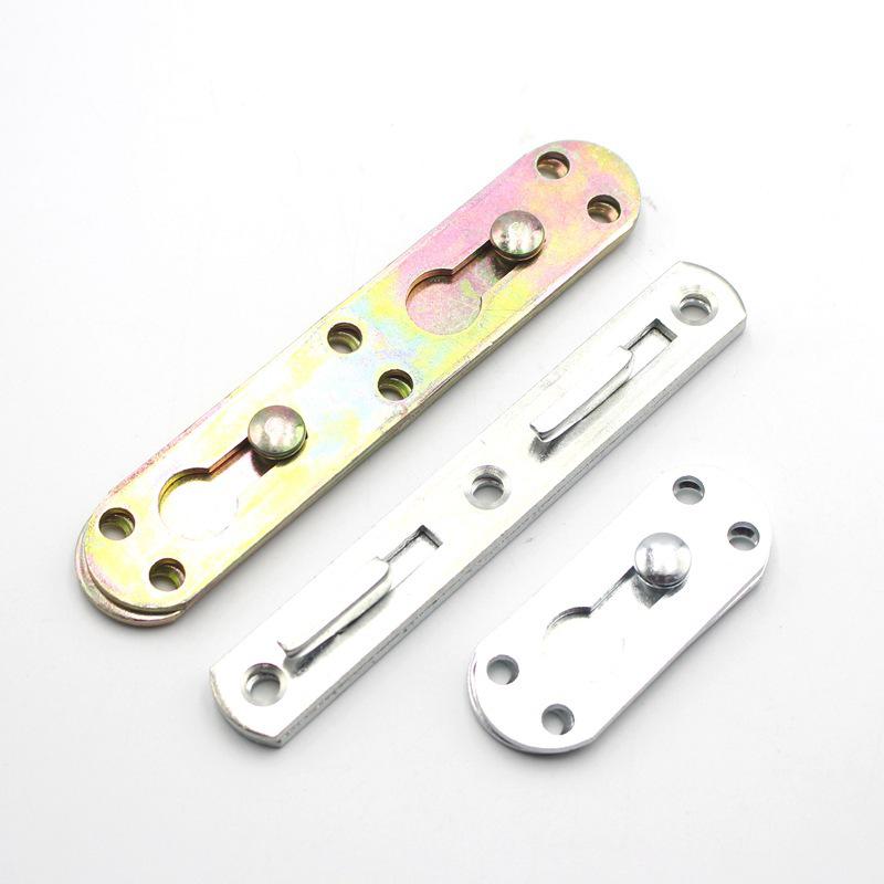 Heavy-Duty Round Iron Bed Hinge Hook for Connecting Bed Parts