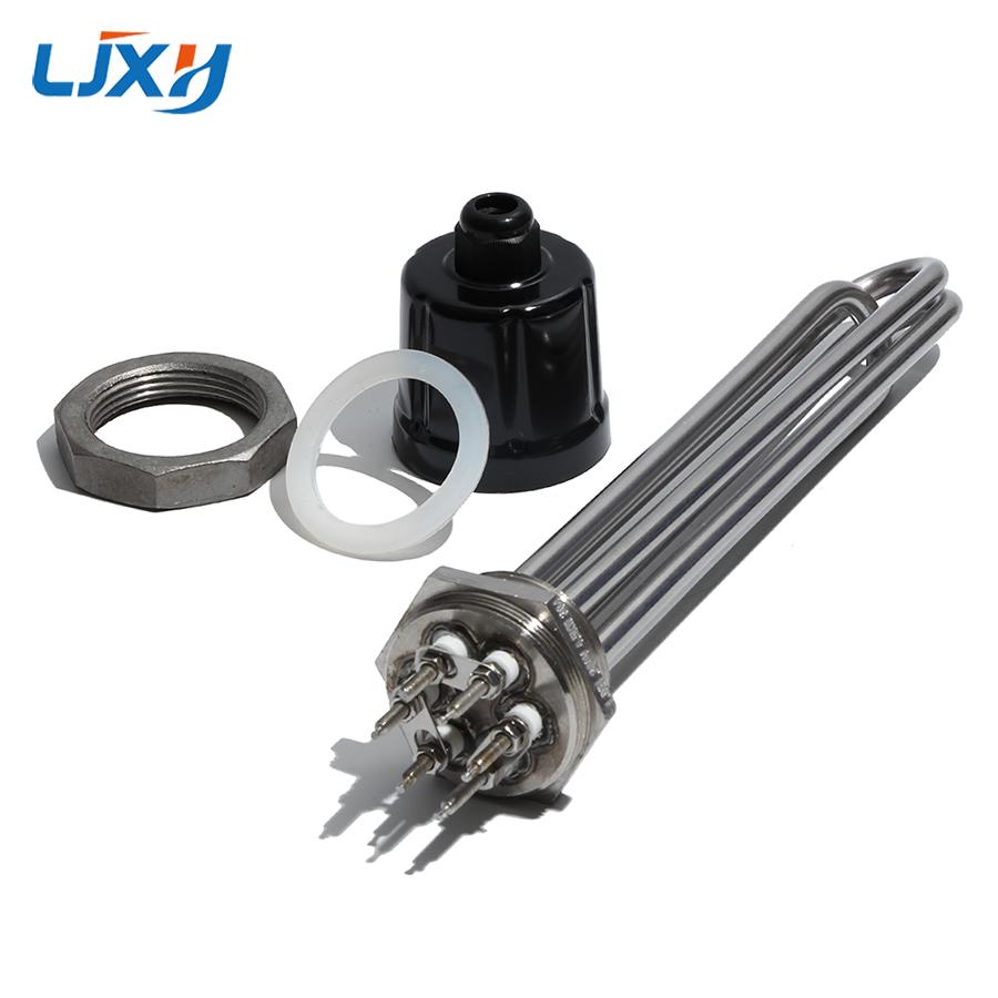 LJXH 304 Stainless Steel 220V/380V DN32(41mm) Tubular Water Heating Element 3KW/4.5KW/6KW/9KW/12KW