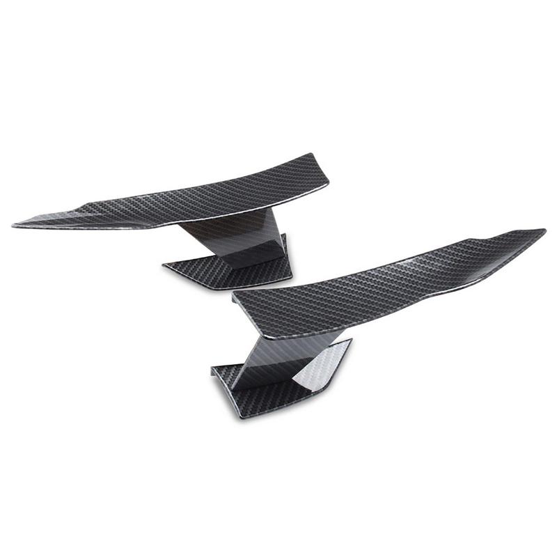 Adatto Per BMW F80 M3 F82 M4 2 pezzi Fibra di Carbonio Accessori Car Styling Labbro Paraurti Anteriore Pinna Splitter Spoiler Canard Adesivo