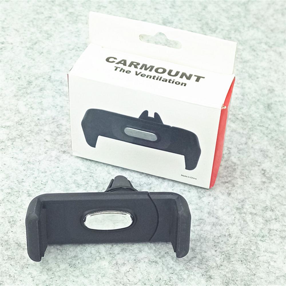Black Car Holder Universal Bracket For Phone In Car 360 Rotate Air Vent Mount Car Phone Holder Mobile Phone Holder Stander