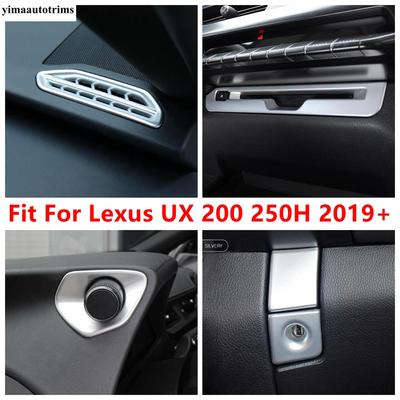 CD Panel / Glove Box Sequin / Dashboard Adjust Knob / Front AC Air Vent Cover Trim Accessories For Lexus UX 200 250H  - 2024