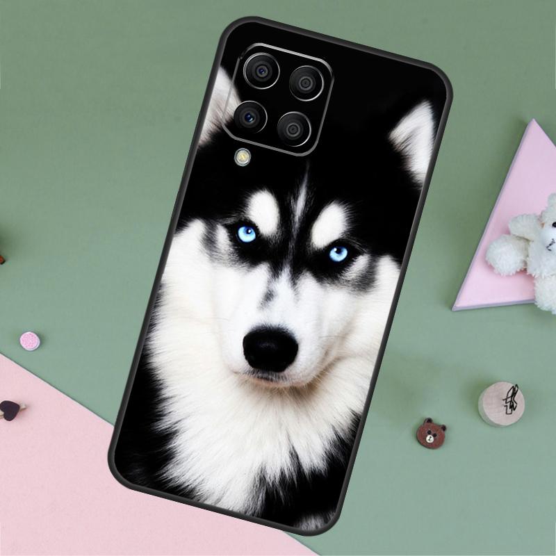 Animal Wolf Dog Husky For Samsung Galaxy M23 M12 M13 M14 M15 M35 M55 M34 M54 M33 M53 M31 M11 M32 M52 M06 M16 Case