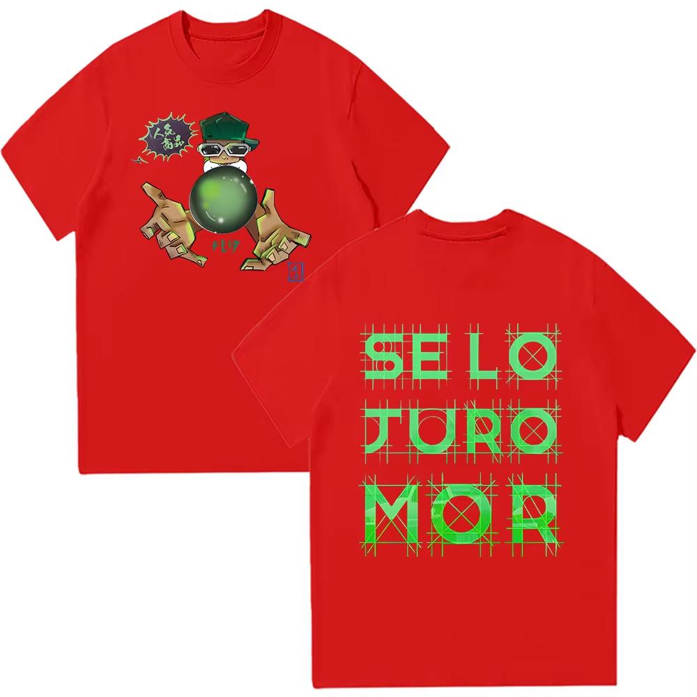 

Rapper Feid Se Lo Juro Mor New T Shirt Fashion Men Aesthetic Funny Feid Ferxxo Clothing Summer Oversized Cotton Tees Top 3XL