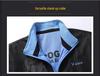 Men's Reversible Windproof Jacket: Double-Sided Wear, Casual, Loose Fit, Plus Size, Single-Layer for Spring & Autumn.