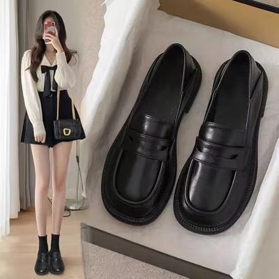 Reduceri Noi Pantofi Mari de dama Pantofi mici din piele In stil britanic Pantofi singuri Mocasini Pantofi de moda Femei