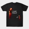 Asian Size Men Black Print T-shirt I Saw That, And That Funny Jesus Christian Bible Best Joke Quote No-Cut Print Cotton Tshirt