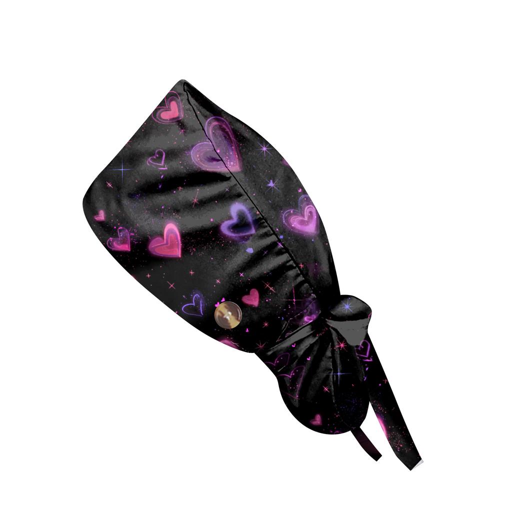 Fashionable  Print Work Cap, Casual Women's Ponytail Cap, Wash Cap, Baotou Cap
