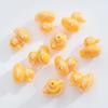 DW11 5pcs Personality Style Cartoon Cute Colorful 3D Duck Beads Cartoon Beads DIY Jewelry Diy Chain Bracelet Pendant Accessories