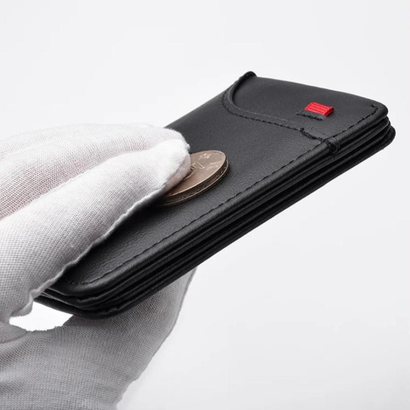 Men's Wallet Vertical Multi Card Small Wallet Driver's License Youth Mini Student Change Bag Card Bag Large Capacity Card Holder Men Mini Wallet