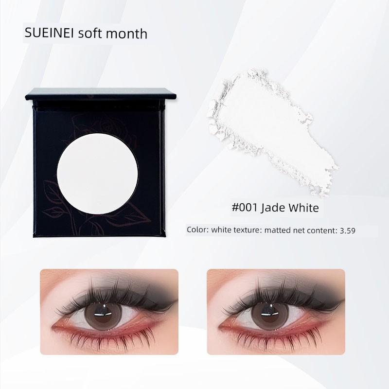 Seckill All Eyeliner! Suetnei Monochrome Eyeshadow Pure Black Black Brown Gray Matte Smoke down to Crouching Silkworm