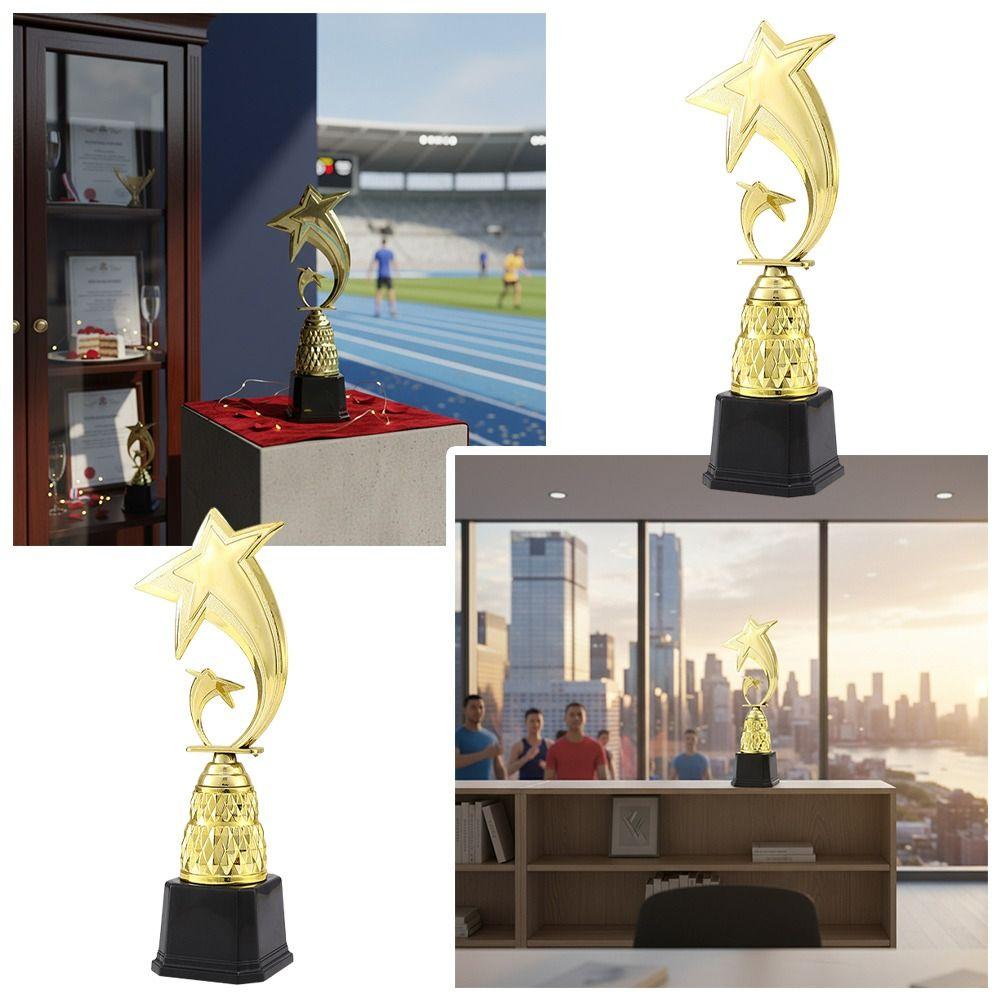 22/26/28/31cm Star Trophy Black Base Star Trophy Cup Competition Trophy School Sports Day