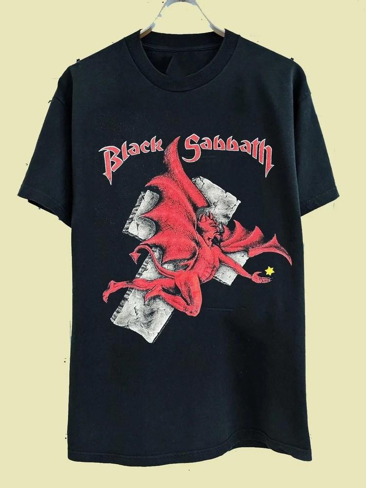 

Dehumanizer Tour Rock Band T-Shirt Vintage Single Stitch Reprint Unisex S–4XL Unisex T-Shirt L