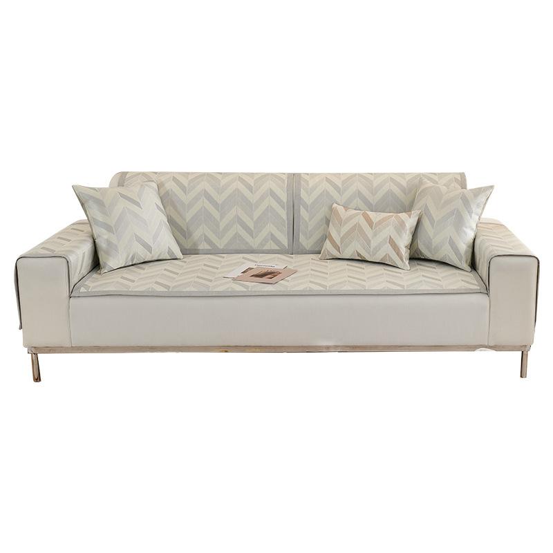 Summer Sofa Cushion Ice Silk Mat Non-Slip Simple Modern Cream Wind Summer Seat Cushion Living Room Sofa Cover Towel