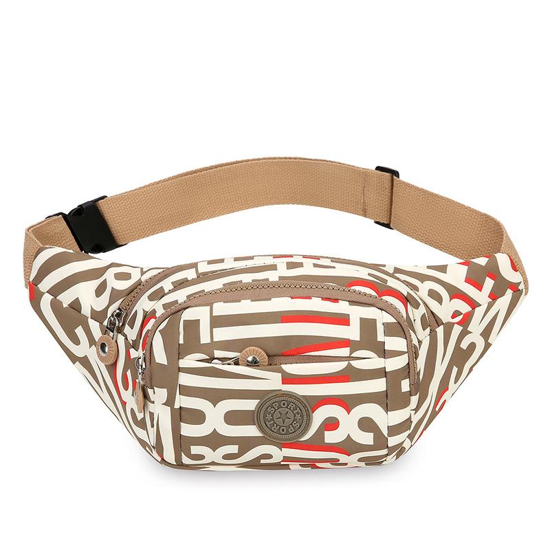 New Ladies Purse Colorful Printing Large Capacity Casual Slung Chest Bag Portable Mobile Phone Bag Cashier Wallet