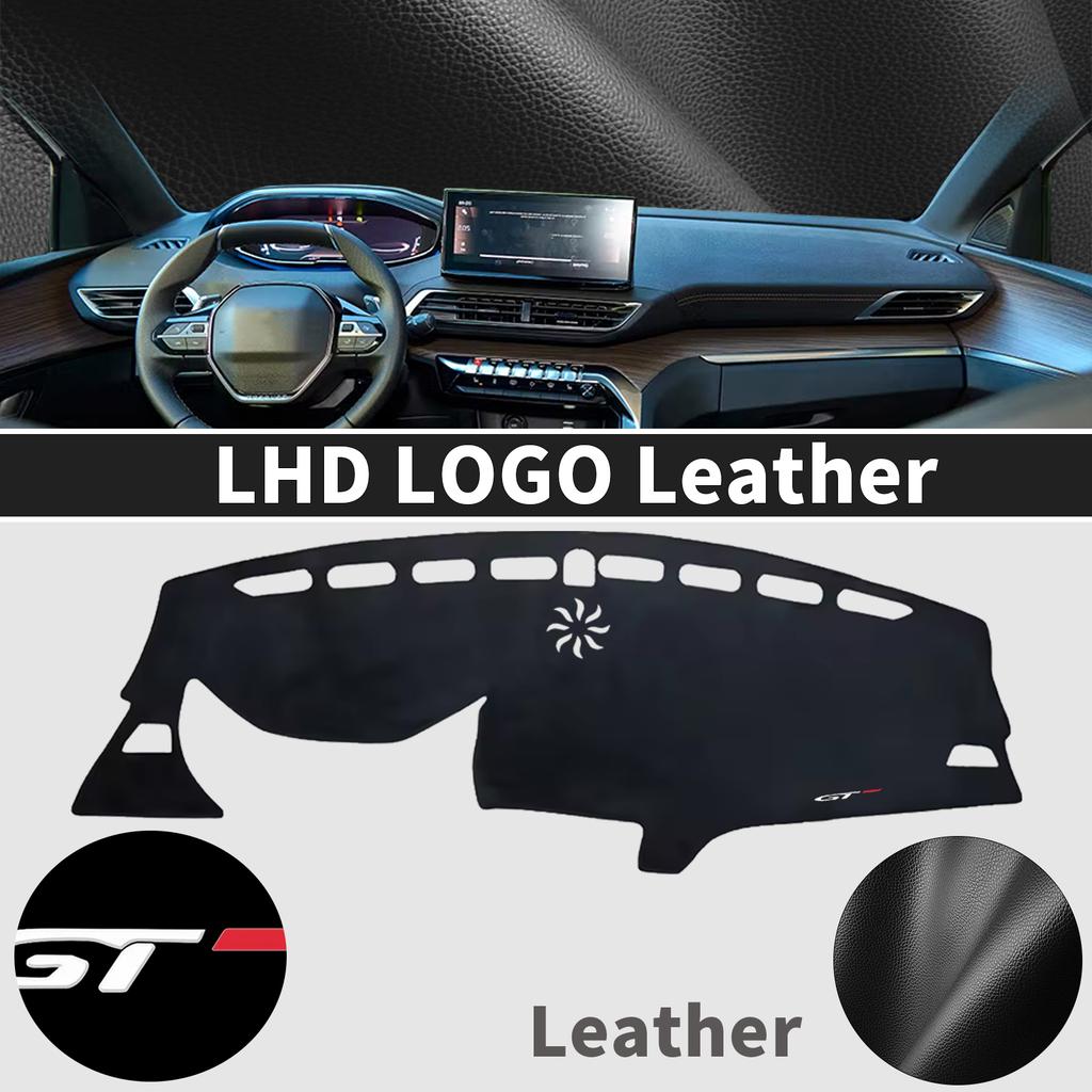 Fit for Peugeot 3008 5008 GT Hybrid -2016 Car Dashboard Cover Dashmat Non‑Slip Protective Dash Mat Pad Auto Accessories