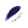 1Pcs Natural Agate Geode Polished Irregular Crystal Slice Brazil Healing Reiki Stone Quartz Pendant Mineral Home Decor 3-5cm