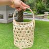 Bamboo Woven Hand-held Basket Retro Storage Box Multi-functional Gift Packaging Box  New Year